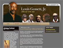 Tablet Screenshot of louisgossett.com